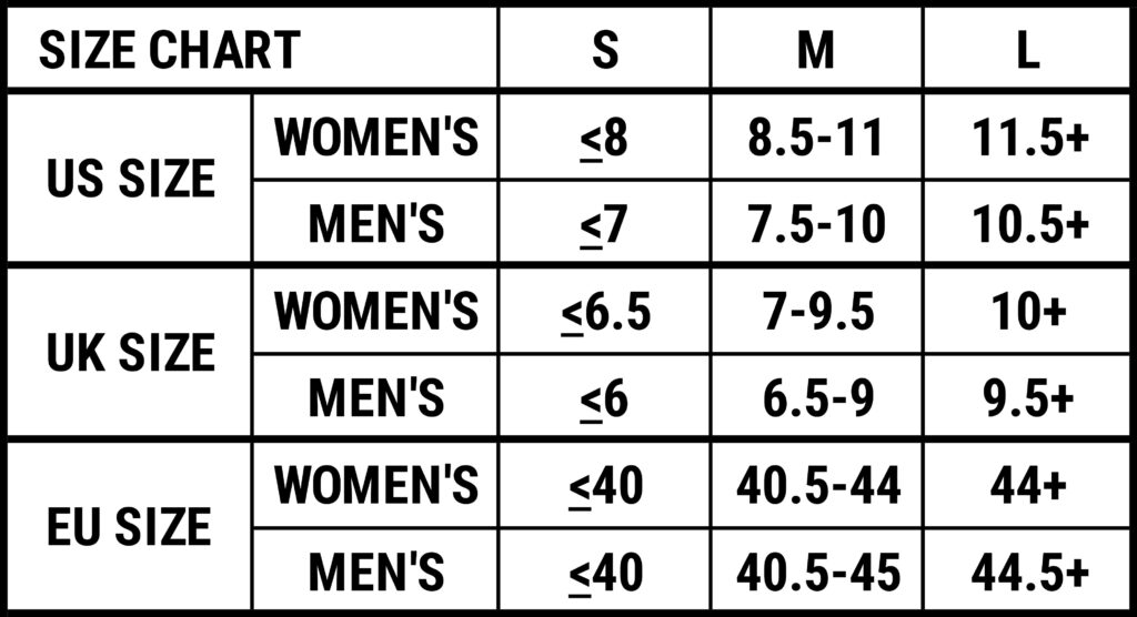 Sock And Awe Packaging Sizing